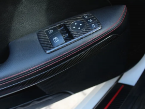 Mercedes Benz SLK Window Switch Control Cover - Carbon Fiber - R172